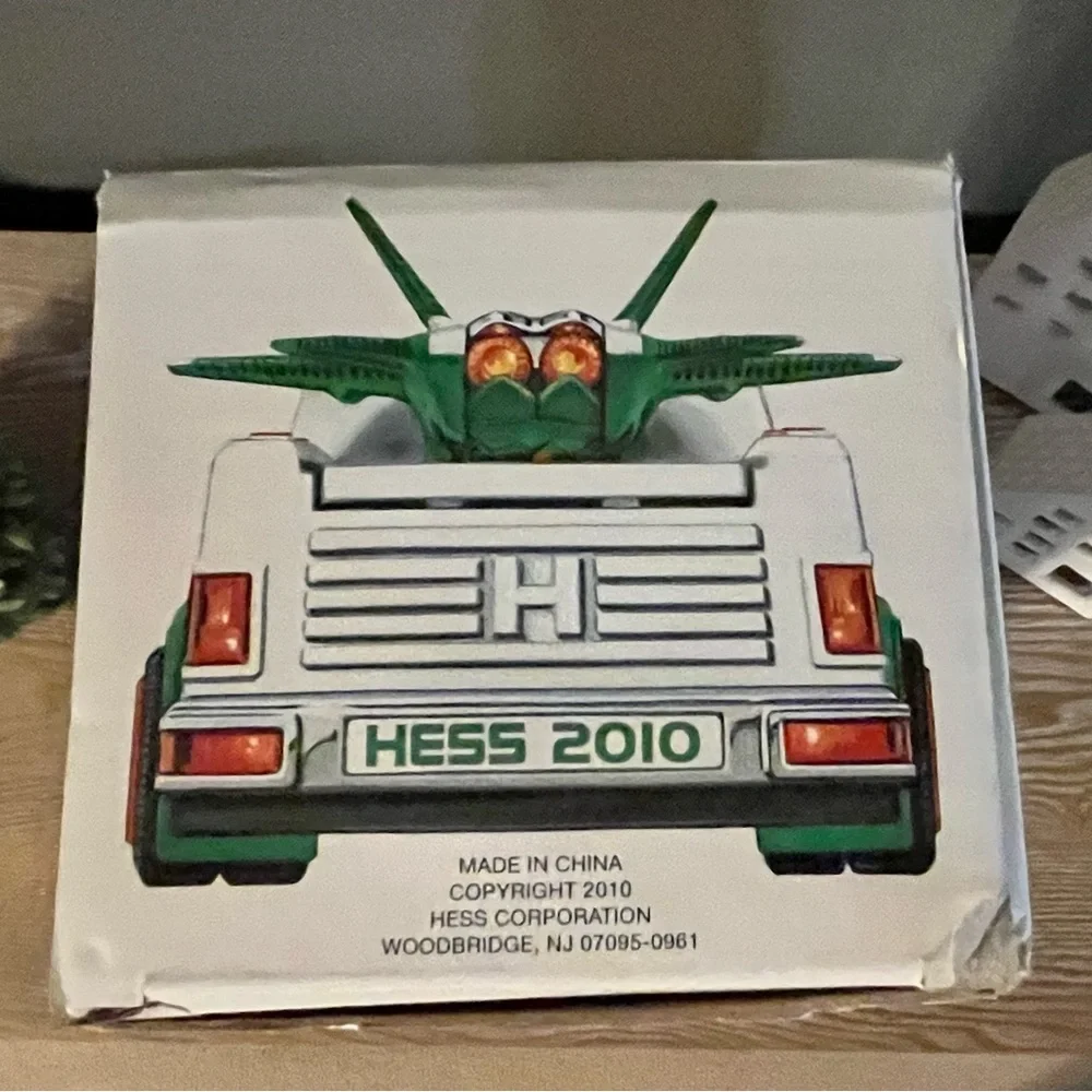 2010 Hess Toy Truck and Jet collectible.